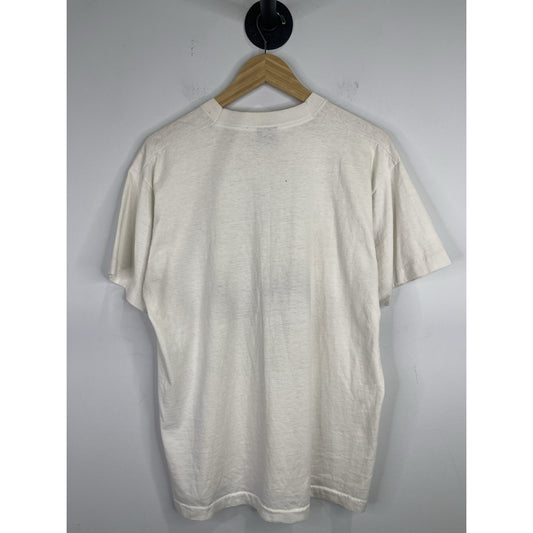 RARE VTG 1990 David Robinson rookie of the year spurs Newspaper Shirt Sz XLarge