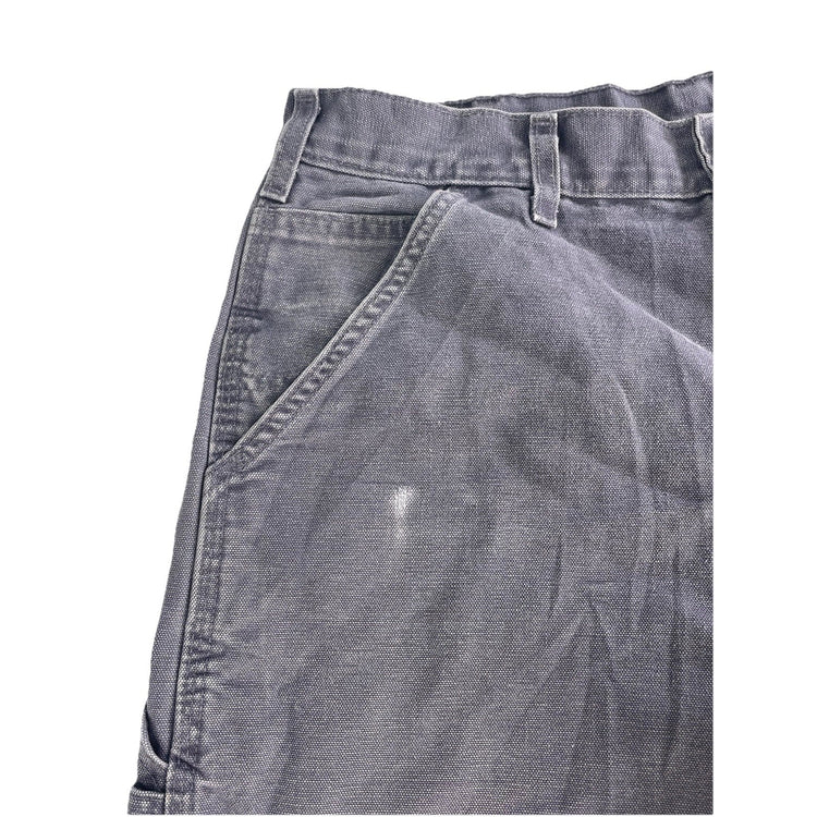Mens Carhartt Gray Denim Carpenter Style Jeans Size 33X32
