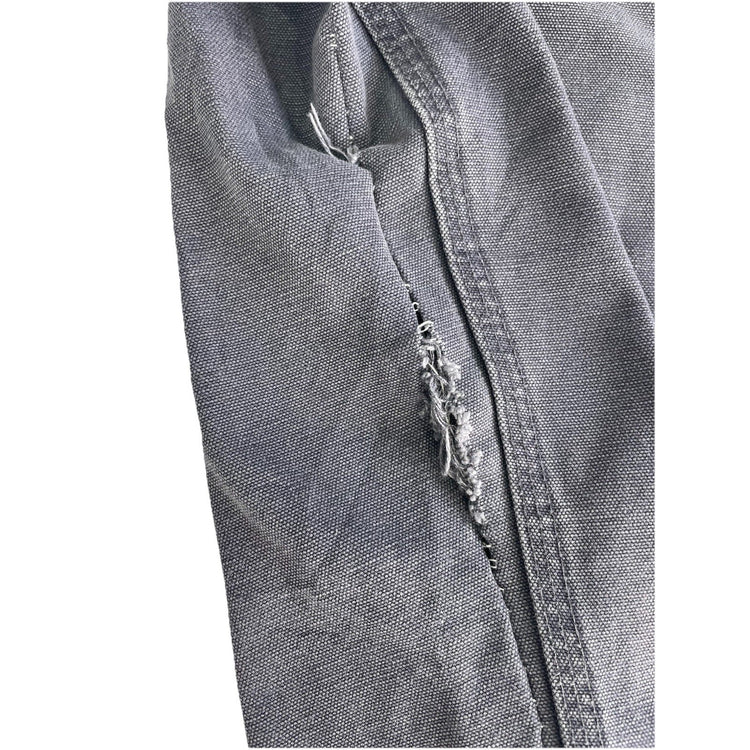 Mens Carhartt Gray Denim Carpenter Style Jeans Size 33X32