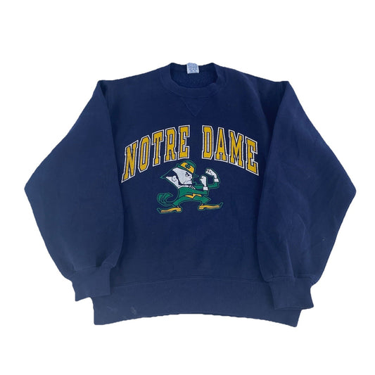 Men’s Vintage 90s Russell Athletic Norte Dame Fighting Irish Sweatshirt Size S