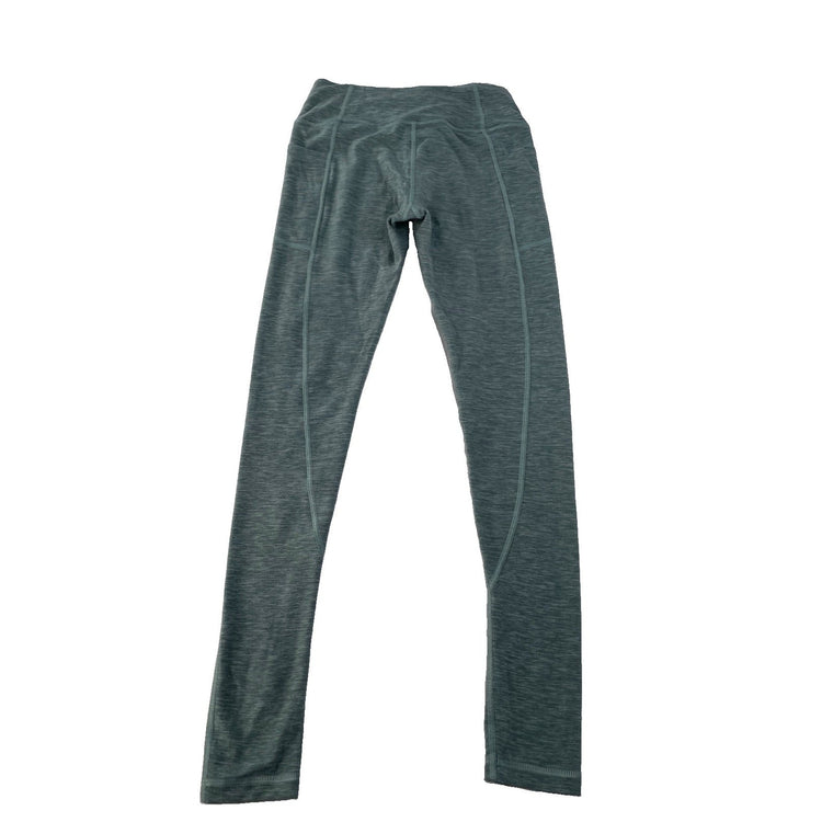 Women's Victoria's Secret Green Marled High-Waisted Athletic Leggings, Size 6