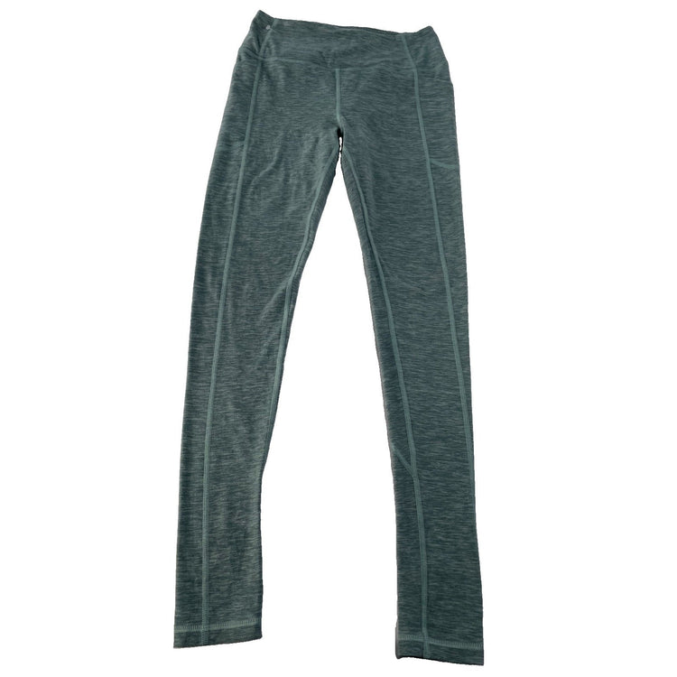 Women's Victoria's Secret Green Marled High-Waisted Athletic Leggings, Size 6