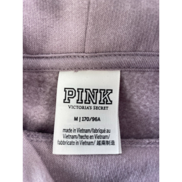 Womens Victoria's Secret PINK Mauve Purple Funnel Neck Sweatshirt Size M