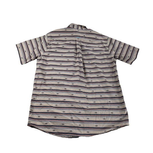 Men Ariat Classic Western |Stripes|Medallion| ButtonUp Shirt Size L