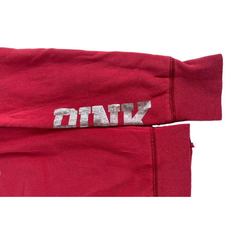 Womens PINK Victoria Secret Arkansas Razorbacks Crewneck Sweatshirt Size M