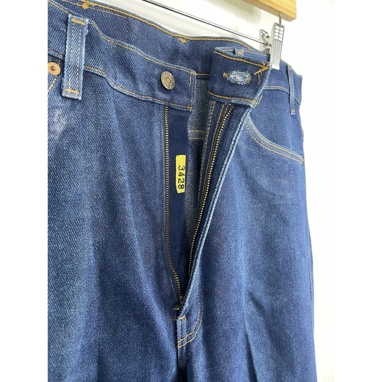 Men’s Levi's Strauss & Co. 517 Bootcut Dark Wash Blue Workwear Jeans 40x32