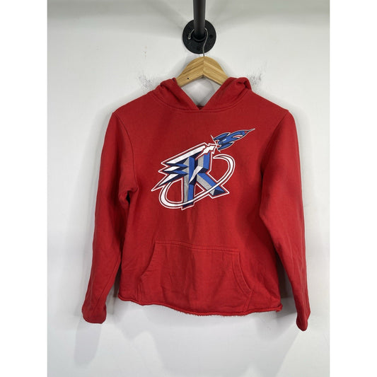 Youth Authentic Houston Rockets Red Graphic Hoodie Basketball Sz Large