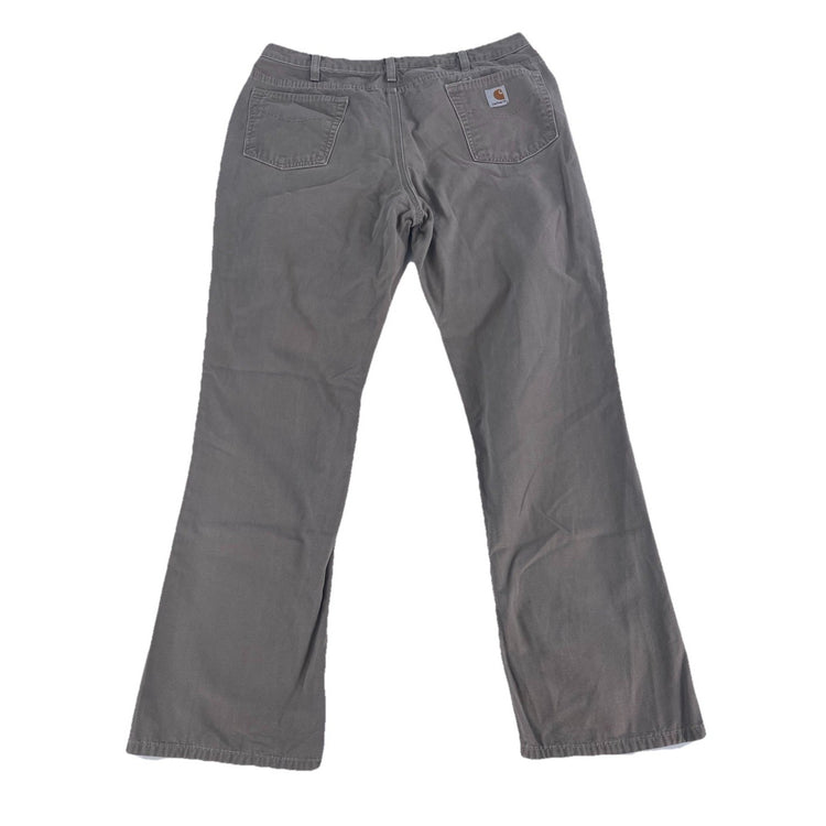 Men’s Carhartt Light Brown Relaxed Straight Work Pants Size 16x34