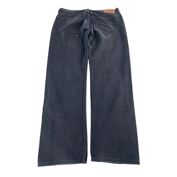 Mens Levis 505 Black Denim Jeans Size 36