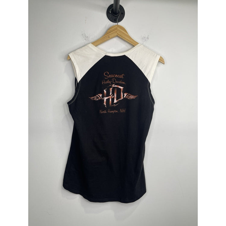 Women’s Lightweight 2017 Harley-Davidson Black and White Muscle Tee size L