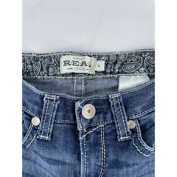 Womens Ariat Blue Denim Jeans Size 14