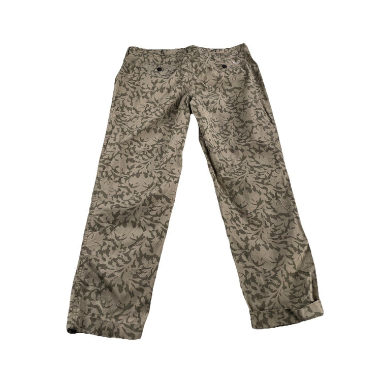 Womens Lauren Ralph Lauren Size 6 Khaki & Olive Green Abstract Camo Pants