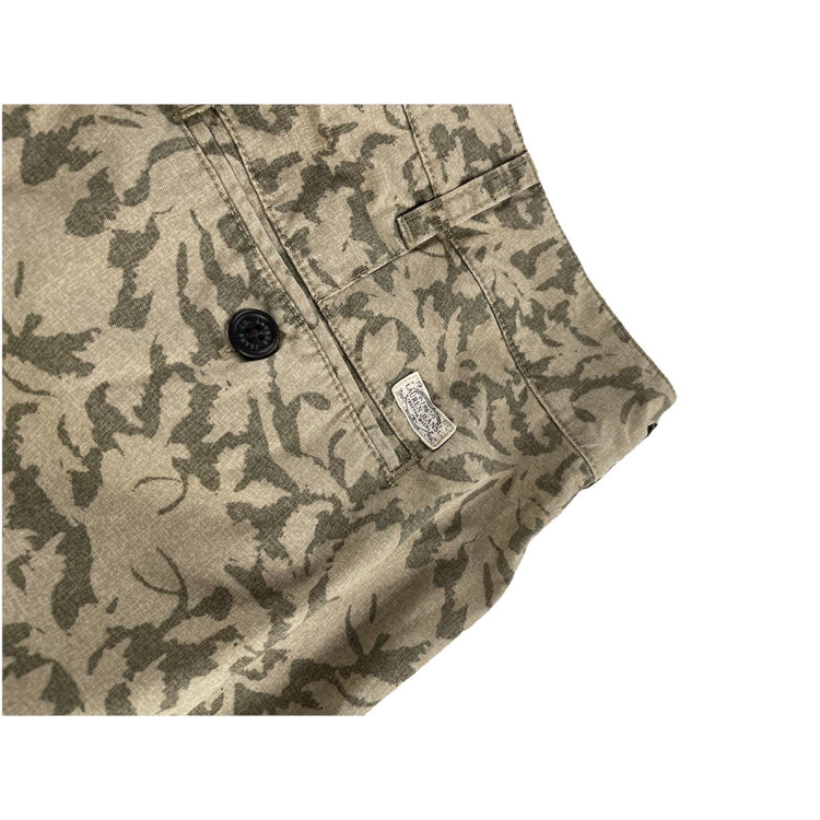Womens Lauren Ralph Lauren Size 6 Khaki & Olive Green Abstract Camo Pants