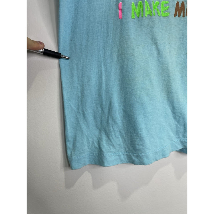 Men’s Trade Winds St. Maarten Blue graphic T shirt Sz Large