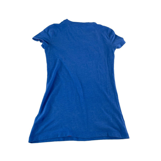 Aeropostale Women's Blue "Aéropostale Eighty Seven" Graphic Tee Size Small