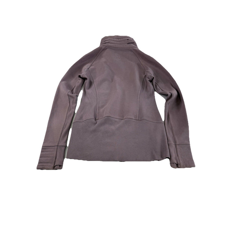 Lululemon Purple Scuba Oversized Funnel Neck Full Zip Jacket Size 6