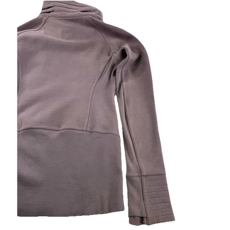 Lululemon Purple Scuba Oversized Funnel Neck Full Zip Jacket Size 6