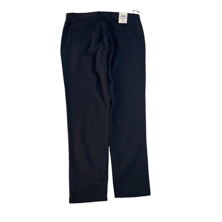 Men's ZARA The Driver Pant Black Comfort Slim Fit Size XL