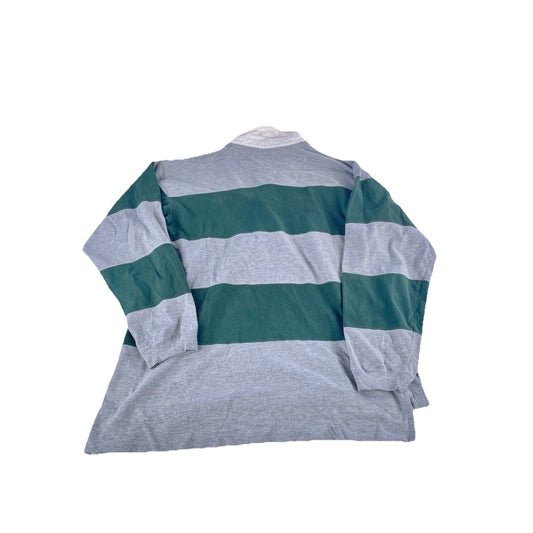 Mens NFL NY Jets Multicolor Longsleeve Polo Shirt Size L