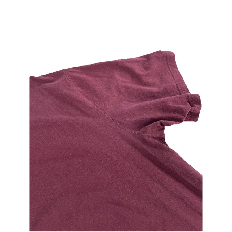 Carhartt Red  Maroon Loose Fit Pocket Crew Neck Short Sleeve Shirt Men's 3XL