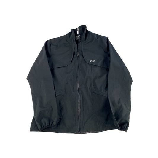 Men's Oakley Performance Athletic Lightweight Full-Zip Jacket Black Size M