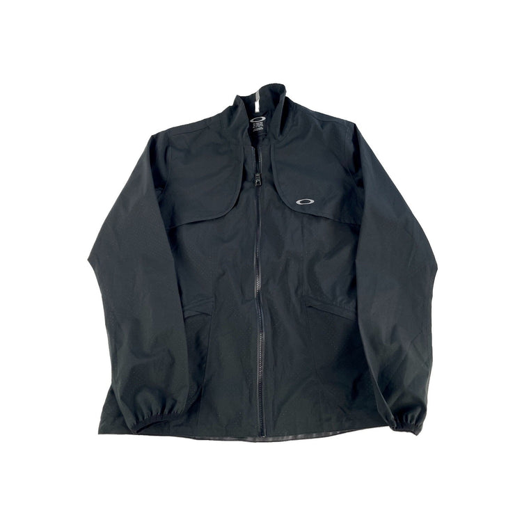 Men's Oakley Performance Athletic Lightweight Full-Zip Jacket Black Size M