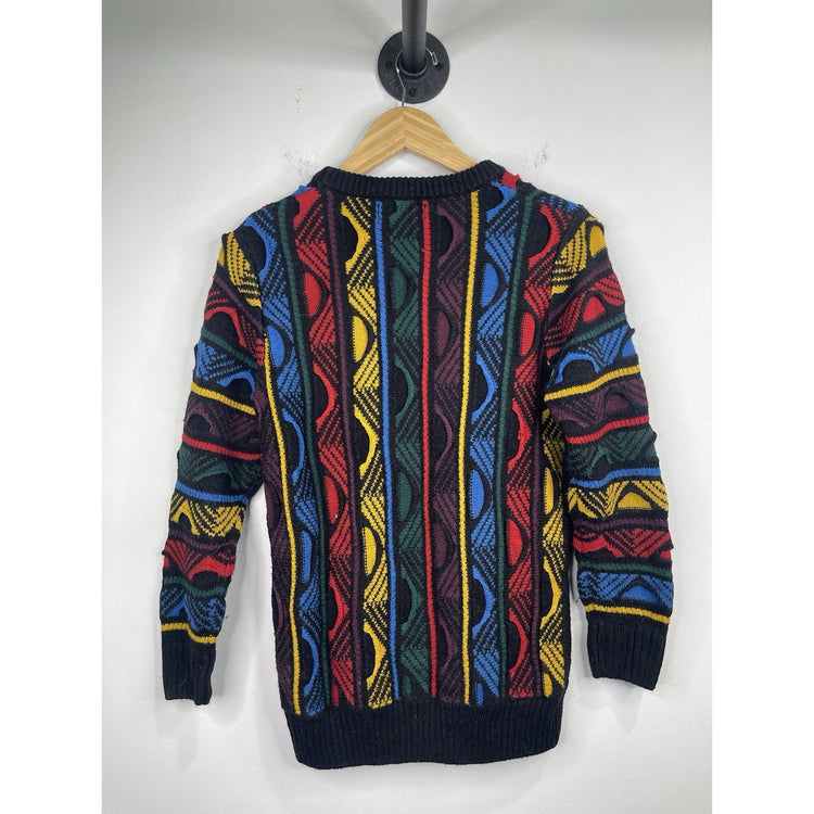 The Slope Kid Girls Pullover Long Sleeve Crewneck Sweater Multi Striped M 10-12