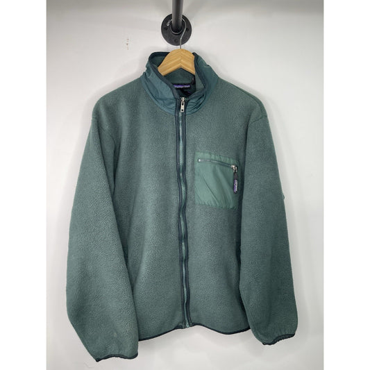 Vintage Patagonia Zip Up Fleece Jacket Size XL Made In USA