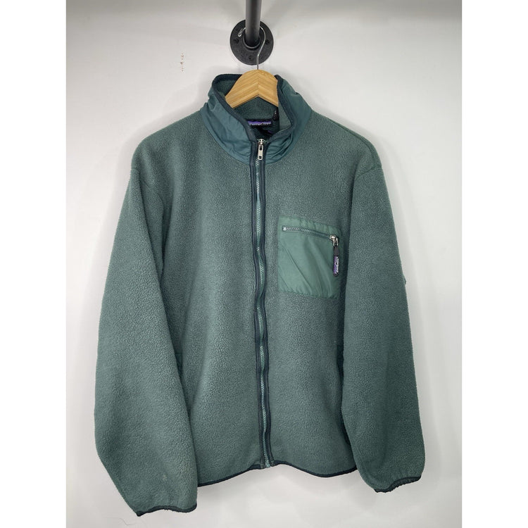Vintage Patagonia Zip Up Fleece Jacket Size XL Made In USA