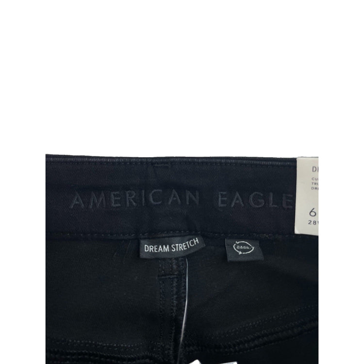 Women's American Eagle Dream Stretch Curvy High-Rise Jegging Black Size 6