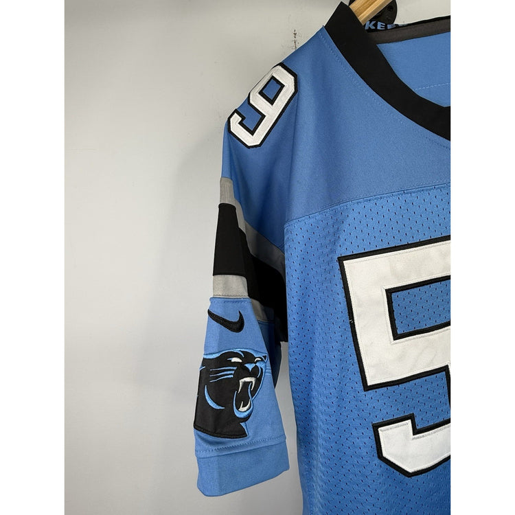 Carolina Panthers NFL #59 Luke Kuechly Nike On Field Jersey Size 44 Autographed