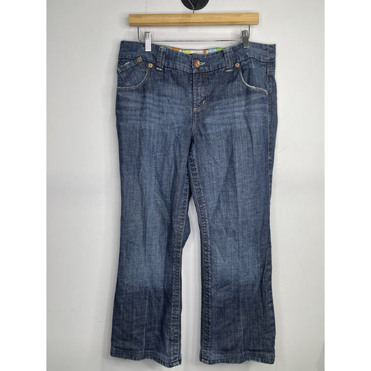 Women’s Y2K VTG Wear It Loud Freestyle Revolutionary Denim Straight Jeans Sz 16s
