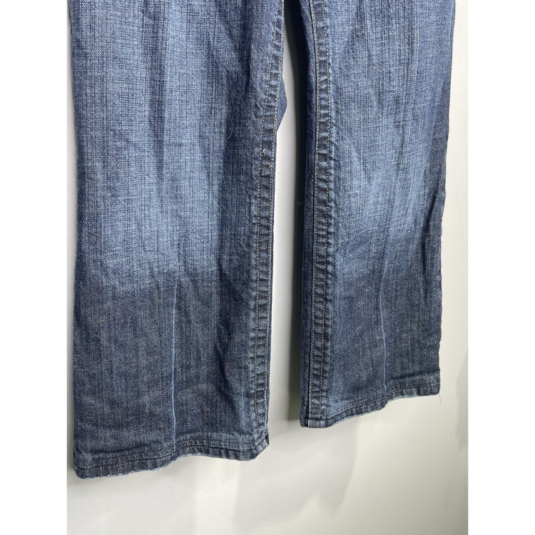 Women’s Y2K VTG Wear It Loud Freestyle Revolutionary Denim Straight Jeans Sz 16s