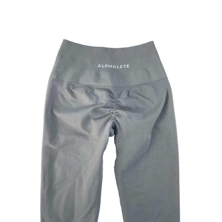Women's Alphalete Scrunch Back Leggings Grey Size XS