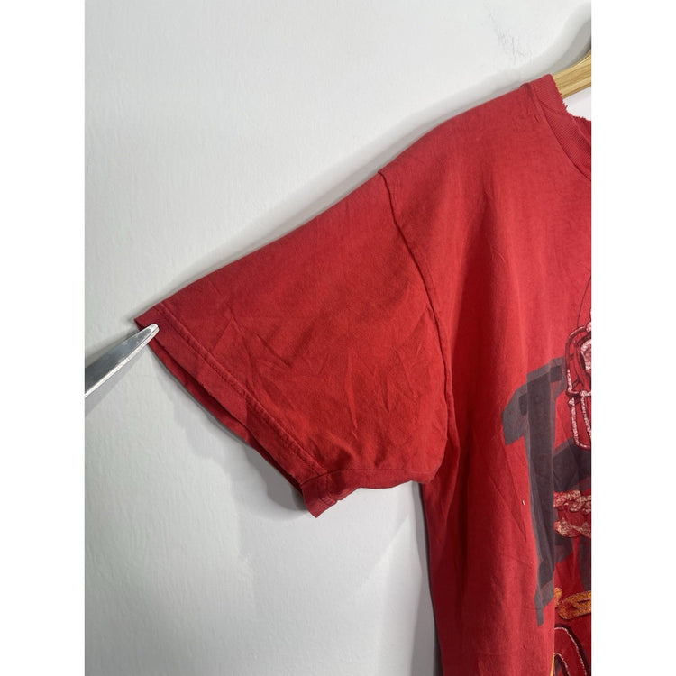 Men’s Vintage Joe Montana Kansas City Chiefs Caricature 90’s T Shirt Sz L