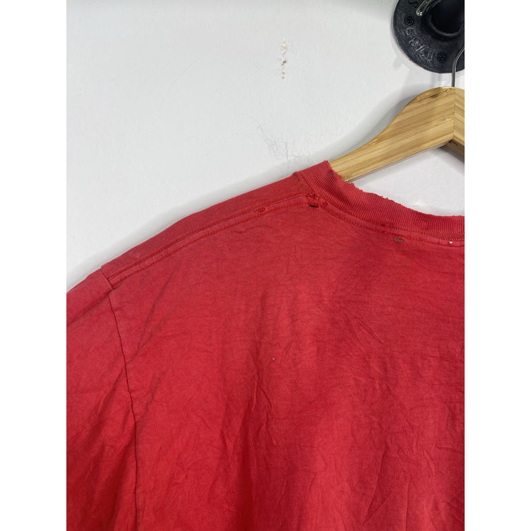 Men’s Vintage Joe Montana Kansas City Chiefs Caricature 90’s T Shirt Sz L