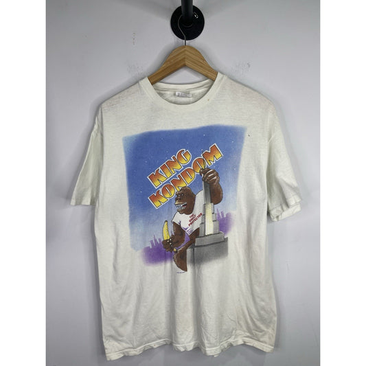 Vintage 1987 King Kondoms Promo T-shirt Size Xl
