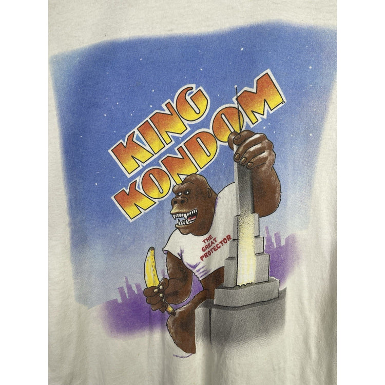 Vintage 1987 King Kondoms Promo T-shirt Size Xl