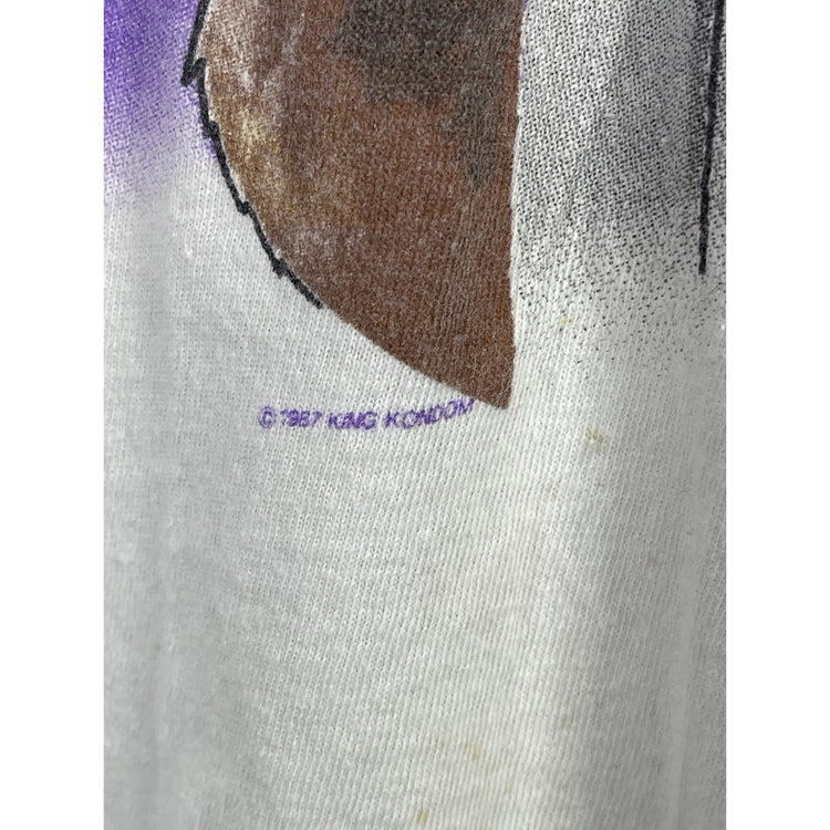 Vintage 1987 King Kondoms Promo T-shirt Size Xl