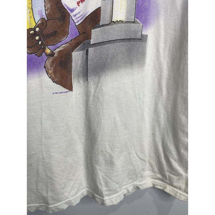 Vintage 1987 King Kondoms Promo T-shirt Size Xl