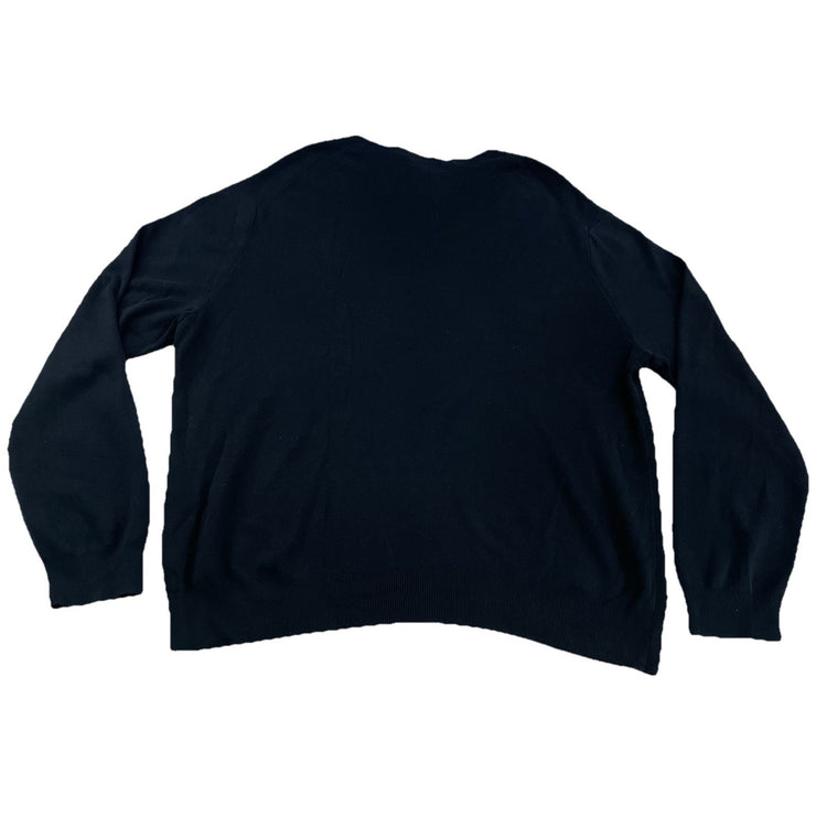 Mens Polo Ralph Lauren Size 2XL Black V Neck Sweater