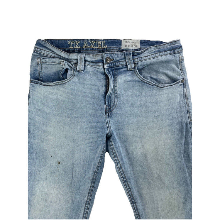 Men’s TK Axel Slim Boot Jeans Size 36x30