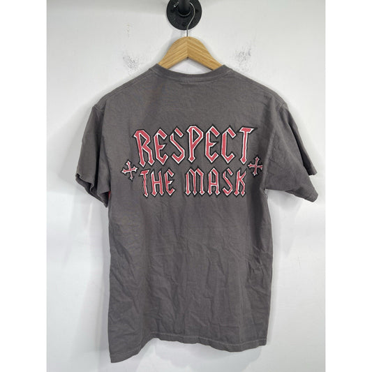 Men’s Vintage WWE Rey Mysterio T Shirt Y2K AOP Big Graphic Wrestling Sz Medium