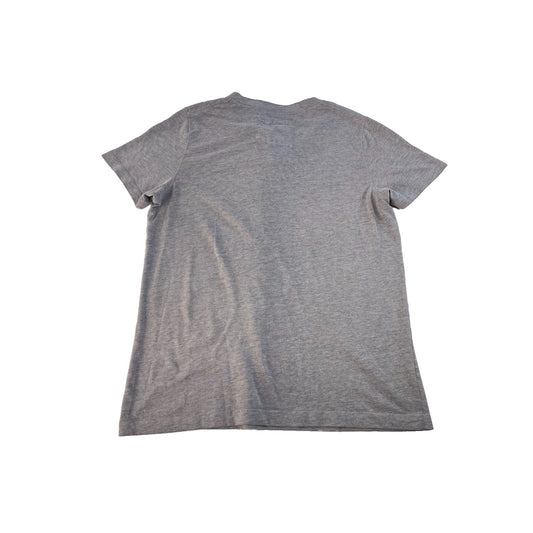 Mens Hollister Grey Short Sleeve Henley T-Shirt Size M