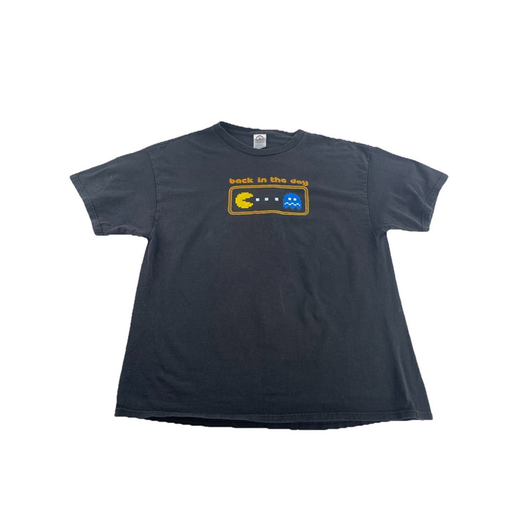 Vintage Dark Grey Mens Pac-Man “back In The Day” Xl