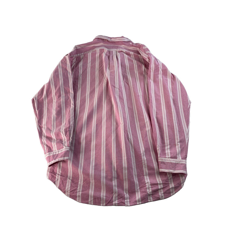Men Vintage Ralph Lauren Blaire Striped Button Down Shirt Size XL