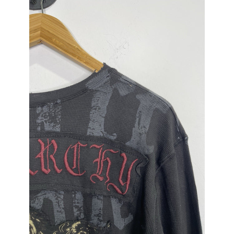 Y2k Mens Monarchy Long Sleeve T-shirt Size Xl