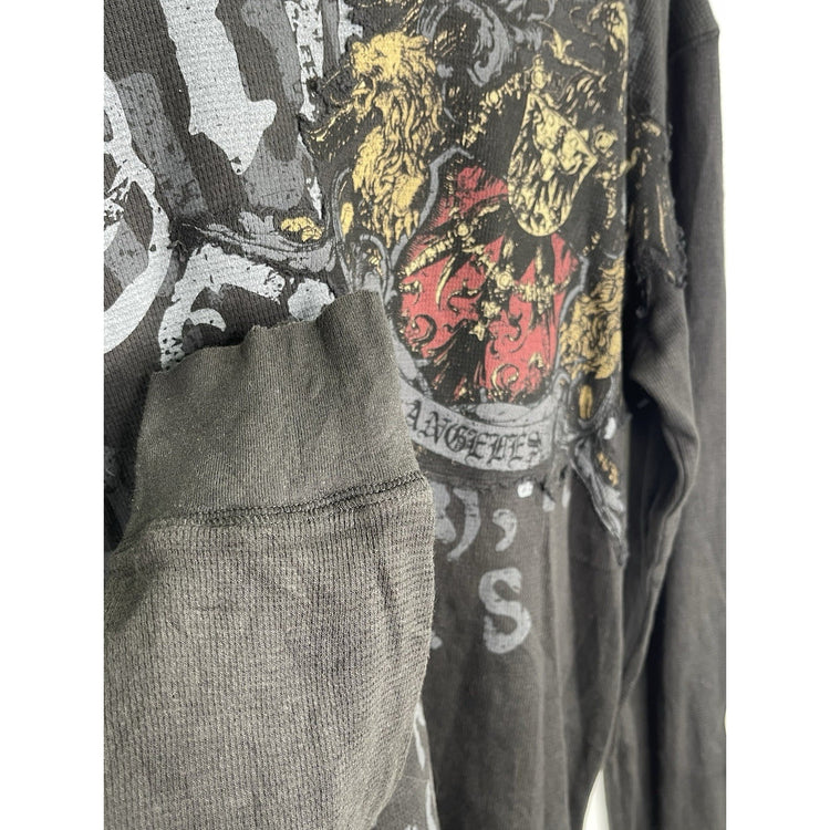 Y2k Mens Monarchy Long Sleeve T-shirt Size Xl