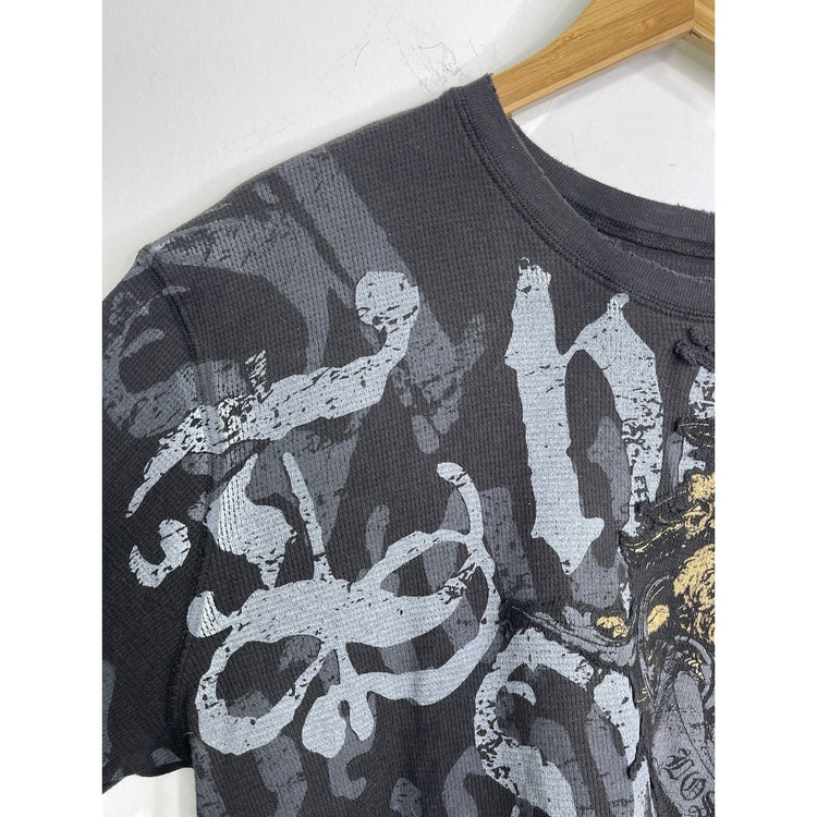 Y2k Mens Monarchy Long Sleeve T-shirt Size Xl