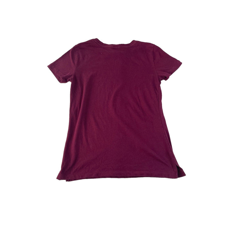 Women’s PINK Victorias Secret Maroon T Shirt Size XS